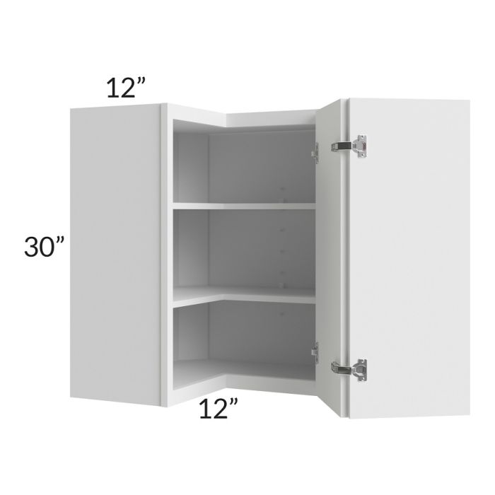 RTA Portland White 24" x 30" Wall Corner Unit