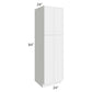 RTA Portland White 24" x 84" Wall Pantry Cabinet