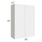 RTA Portland White 30" x 42" Wall Cabinet