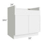RTA Portland White 33" Farm Sink Base Cabinet