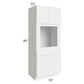 RTA Portland White 33" x 84" Oven Cabinet
