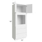 RTA Portland White 33" x 90" Oven Cabinet