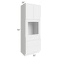 RTA Portland White 33" x 96" Oven Cabinet