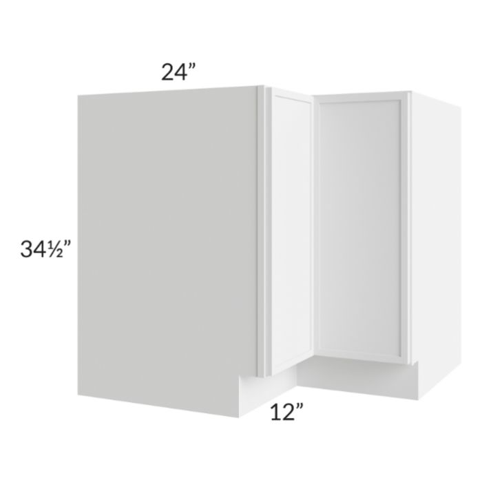 RTA Portland White 36" Lazy Susan Base Cabinet