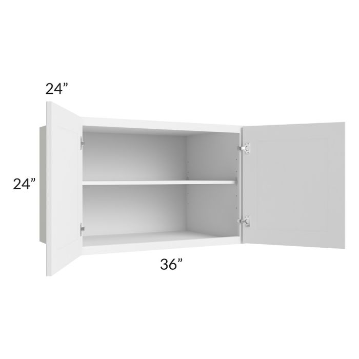 RTA Portland White 36" x 24" x 24" Wall Cabinet