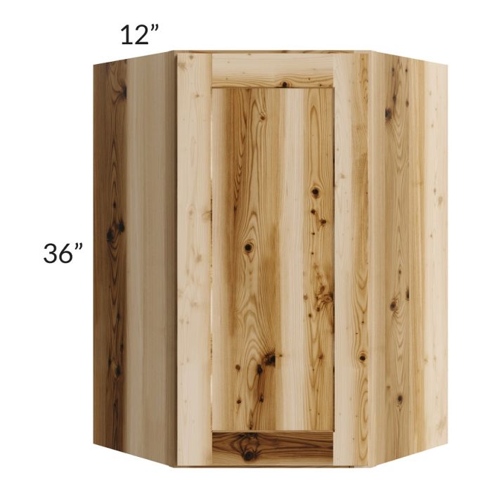 RTA Prairie Shaker 24" x 36" Wall Diagonal Corner Cabinet