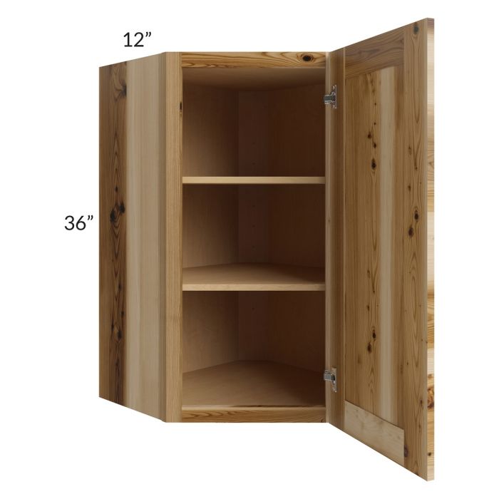 RTA Prairie Shaker 24" x 36" Wall Diagonal Corner Cabinet