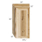 RTA Prairie Shaker 24" x 42" Wall End Angle Cabinet