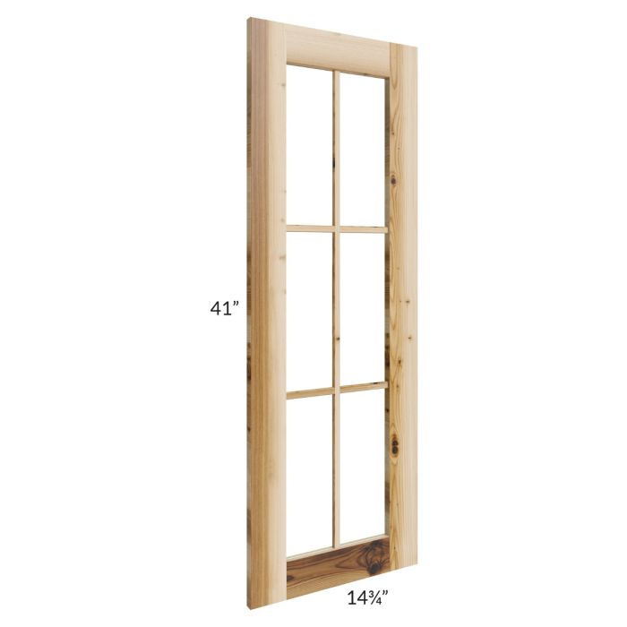 RTA Prairie Shaker 27" x 42" Diagonal Corner Mullion Door (cabinet not included)