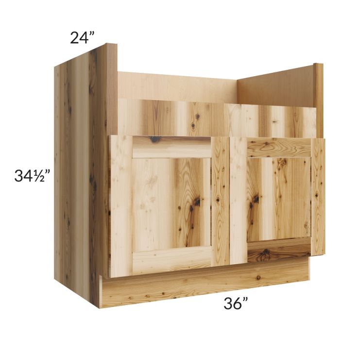 RTA Prairie Shaker 36" Farm Sink Base Cabinet