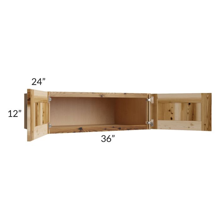 RTA Prairie Shaker 36" x 12" x 24" Wall Cabinet