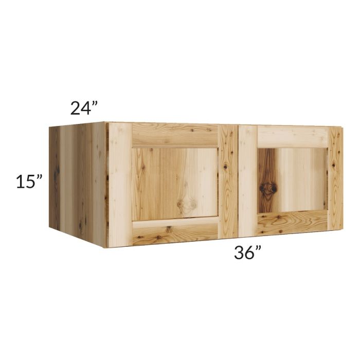 RTA Prairie Shaker 36" x 15" x 24" Wall Cabinet