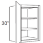 RTA Providence Cream Glaze 12" x 30" Wall Cabinet