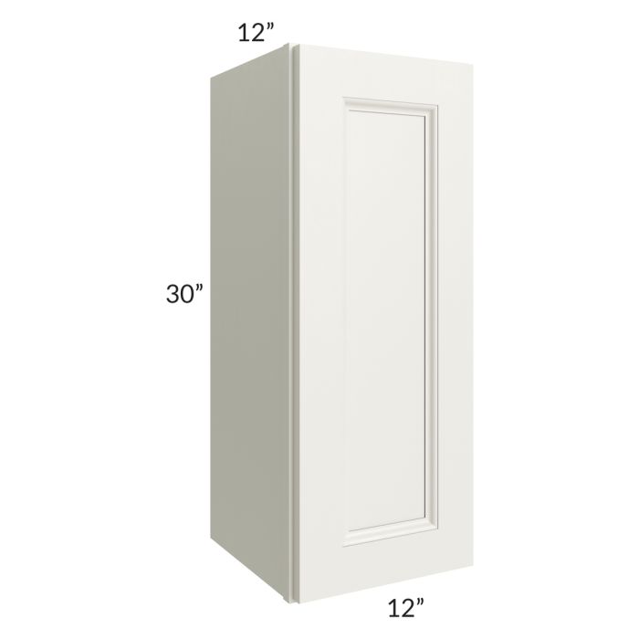 RTA Providence Cream Glaze 12" x 30" Wall Cabinet with 2 Decorative End Panels