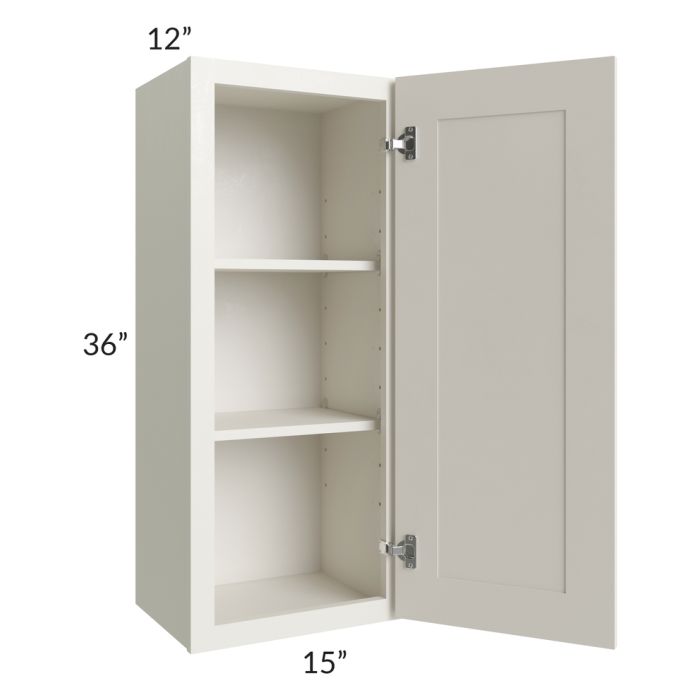 RTA Providence Cream Glaze 15" x 36" Wall Cabinet
