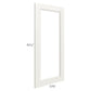 RTA Providence Cream Glaze 18" x 42" Glass Door Only with Glass Included