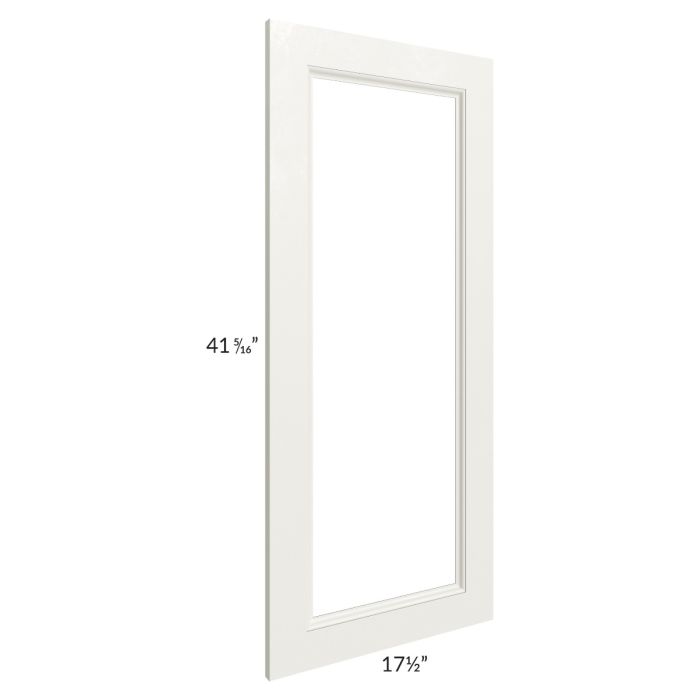 RTA Providence Cream Glaze 18" x 42" Glass Door Only with Glass Included