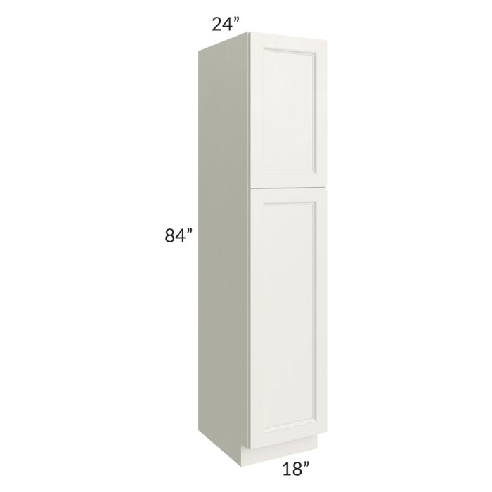 RTA Providence Cream Glaze 18" x 84" Wall Pantry