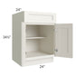 RTA Providence Cream Glaze 24" Base Cabinet with 2 Roll Out Trays