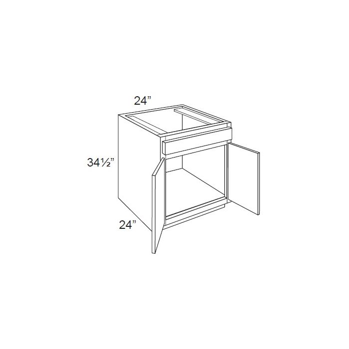 RTA Providence Cream Glaze 24" Sink Base Cabinet
