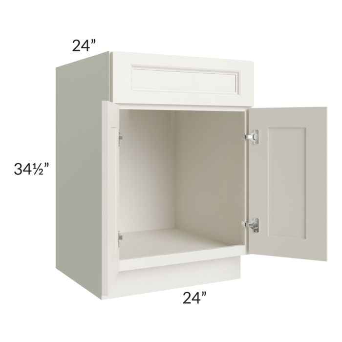 RTA Providence Cream Glaze 24" Sink Base Cabinet