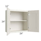 RTA Providence Cream Glaze 24" x 24" Wall Cabinet