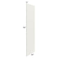 RTA Providence Cream Glaze 24" x 96" Refrigerator End Panel - Cut in Half