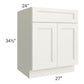 RTA Providence Cream Glaze 27" Sink Base Cabinet