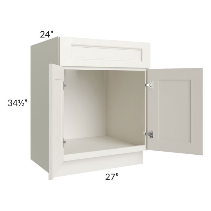 RTA Providence Cream Glaze 27" Sink Base Cabinet
