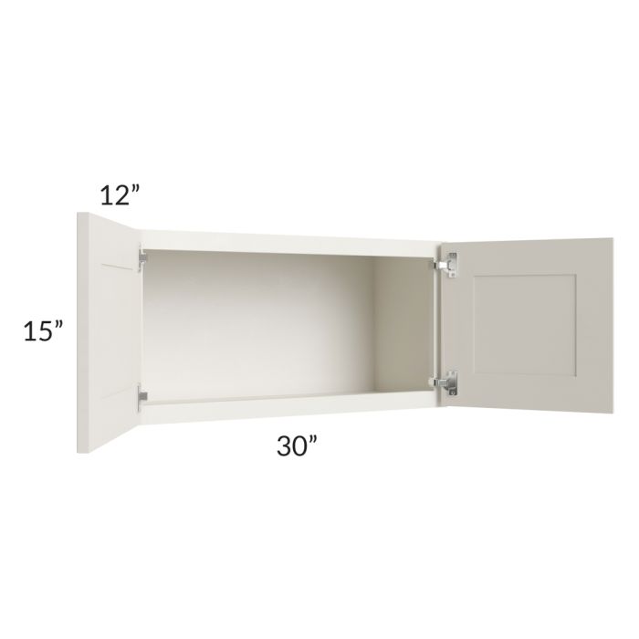 RTA Providence Cream Glaze 30" x 15" Wall Cabinet
