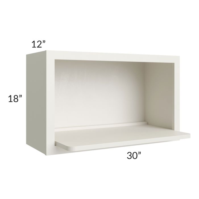 RTA Providence Cream Glaze 30" x 18" Microwave Cabinet