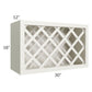 RTA Providence Cream Glaze 30" x 18" Wine Rack Cabinet