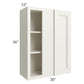RTA Providence Cream Glaze 30" x 36" Blind Wall Cabinet