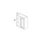 RTA Providence Cream Glaze 30" x 36" Blind Wall Cabinet