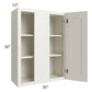 RTA Providence Cream Glaze 30" x 36" Blind Wall Cabinet