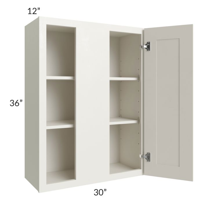 RTA Providence Cream Glaze 30" x 36" Blind Wall Cabinet