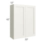 RTA Providence Cream Glaze 33" x 42" Wall Cabinet