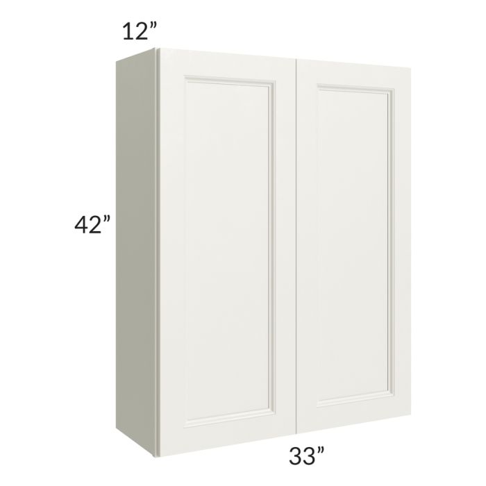 RTA Providence Cream Glaze 33" x 42" Wall Cabinet