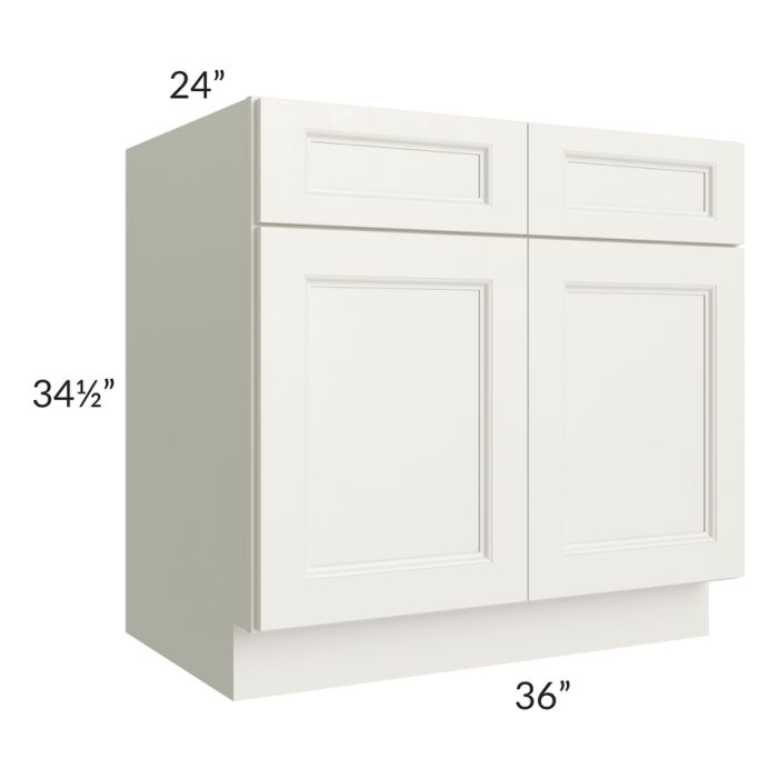 RTA Providence Cream Glaze 36" Sink Base Cabinet
