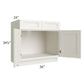 RTA Providence Cream Glaze 36" Sink Base Cabinet