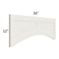 RTA Providence Cream Glaze 36" x 12" Arched Valance