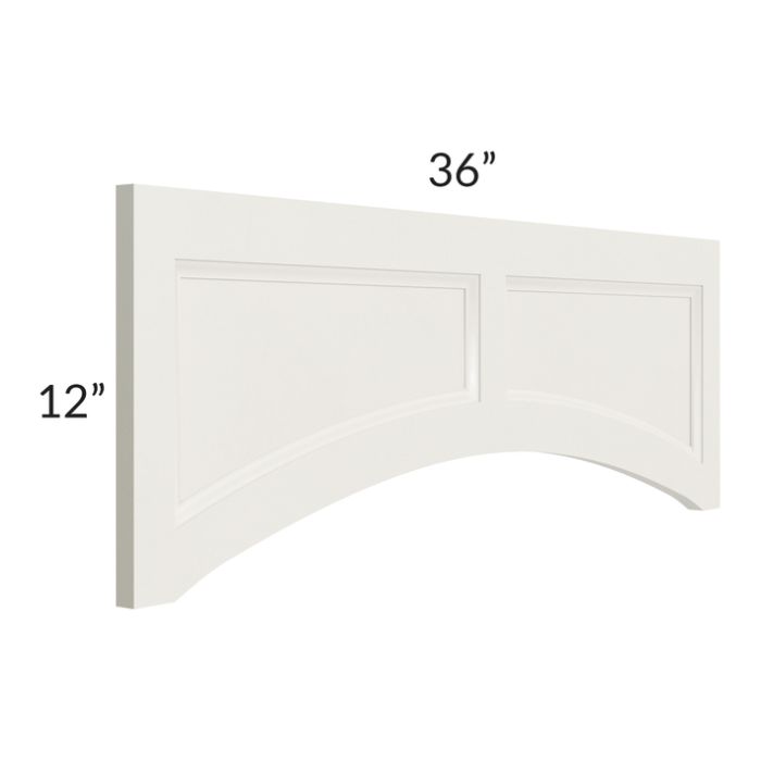 RTA Providence Cream Glaze 36" x 12" Arched Valance