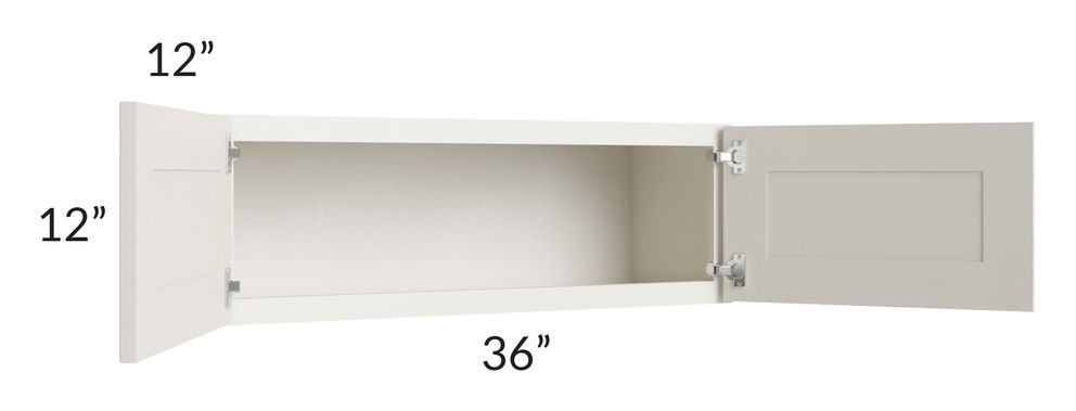 RTA Providence Cream Glaze 36" x 12" Wall Cabinet