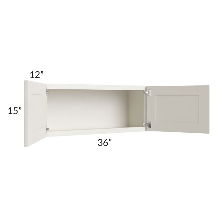 RTA Providence Cream Glaze 36" x 15" Wall Cabinet