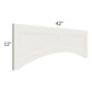 RTA Providence Cream Glaze 42" x 12" Arched Valance
