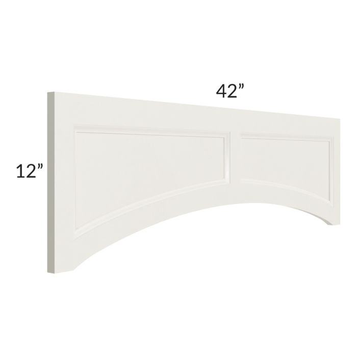 RTA Providence Cream Glaze 42" x 12" Arched Valance