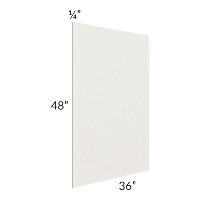 RTA Providence Cream Glaze 48" x 36 Finished Back Panel - Cut in Half