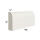 RTA Providence Cream Glaze 96" Scribe Molding - Cut Molding into a 5ft and 3ft section