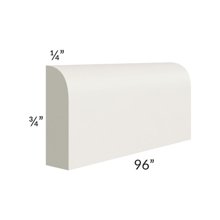RTA Providence Cream Glaze 96" Scribe Molding - Cut Molding into a 5ft and 3ft section