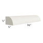 RTA Providence Cream Glaze 96" Shoe Molding Cut Molding in Half (Two 4ft sections)